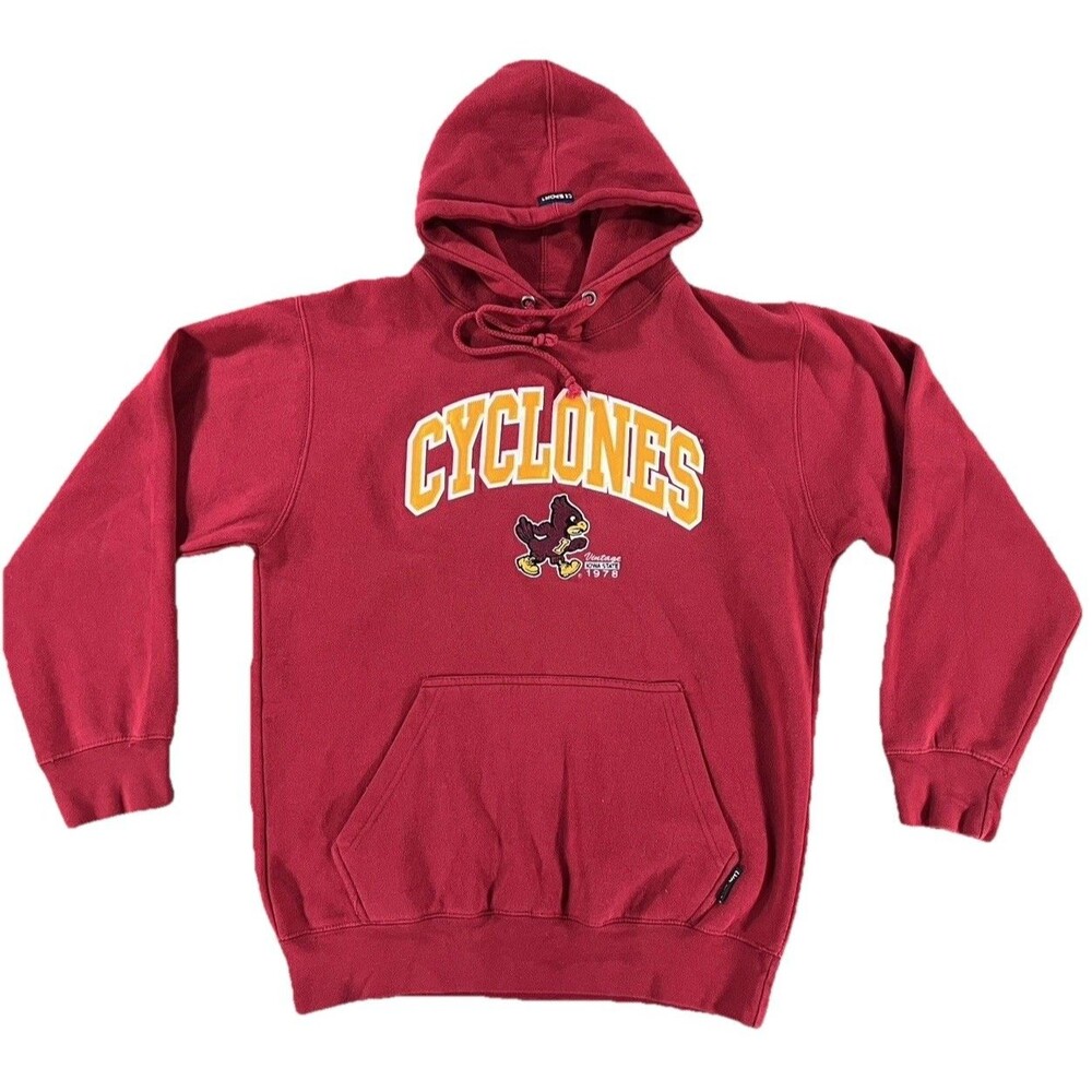 Iowa State Cyclones CI Sport Mens Cardinal Red Hoodie Sweatshirt Medium